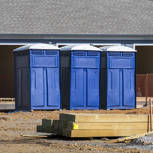 do you offer hand sanitizer dispensers inside the porta potties in Contoocook